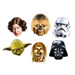 Ficha técnica e caractérísticas do produto Máscara Personagem Star Wars C/06 Unidades