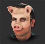 Ficha técnica e caractérísticas do produto Máscara Porco Fantasia Carnaval Cosplay Látex Spook