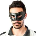Ficha técnica e caractérísticas do produto Máscara Preta Don Juan - Para Festa
