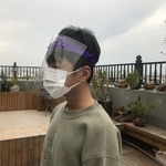Ficha técnica e caractérísticas do produto LOS Máscara Protctive Hat Limpar Anti-cuspir Insect Suncreen Wind-prova Rosto Escudo cor aleatória