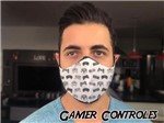 Ficha técnica e caractérísticas do produto Máscara Proteção Facial Geek Gamer Control - Geek Vip