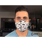 Ficha técnica e caractérísticas do produto Máscara Proteção Facial Geek Games