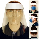 Ficha técnica e caractérísticas do produto Máscara Protetor Proteção Facial Reutilizável e Ajustável Escudo Transparente