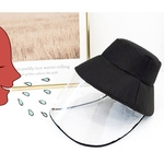Ficha técnica e caractérísticas do produto Máscara Protetora Hat respirável Transparente face Dustproof Capa de verão ao ar livre
