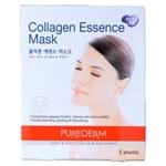 Máscara Facial de Colágeno Purederm Collagen Essence Mask 5x 25ml