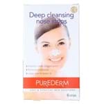 Ficha técnica e caractérísticas do produto Máscara Purederm Deep Pore Cleansing Nose Removedora de Cravos (6 Unidades) 6un