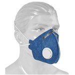 Ficha técnica e caractérísticas do produto Máscara Respiratória Descartável PFF1 com Válvula Ref. PPR 06 Proteplus 293,0002