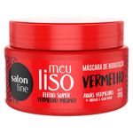 Ficha técnica e caractérísticas do produto Máscara Salon Line Meu Liso #SuperVermelho 300g