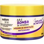 Ficha técnica e caractérísticas do produto Máscara Salon Line SOS Bomba Matizadora Cabelos Normais a Secos - 300g