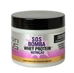 Mascara SOS Bomba Nutrição Whey Protein 400g - Salon Opus