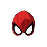 Ficha técnica e caractérísticas do produto Máscara Spider Man Homem Aranha Quadrinhos com 6un