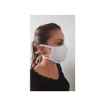 Ficha técnica e caractérísticas do produto Mascara Tecido Lavável Alça Ajustavél Dupla Proteção Não Descartavel