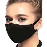 Ficha técnica e caractérísticas do produto Mascara Tecido Rosto Dupla Proteção Lavável Não Descartavel 10 Unidades Preta