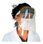 Ficha técnica e caractérísticas do produto Máscara Transparente Viseira Protetor Facial Face Shield - Acrilzano