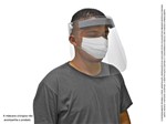 Ficha técnica e caractérísticas do produto Máscara Transparente Viseira Protetor Facial Face Shield - Idral