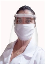 Ficha técnica e caractérísticas do produto Máscara Transparente Viseira Protetor Facial Face Shield - Integra+