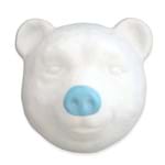 Máscara Urso em Porcelana Nariz Azul