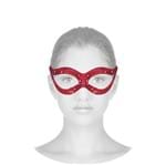 Ficha técnica e caractérísticas do produto Máscara Veneziana Carnaval Luxo - Vermelha