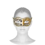 Ficha técnica e caractérísticas do produto Máscara Veneziana Provençal - Ouro