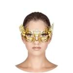 Ficha técnica e caractérísticas do produto Máscara Veneziana Sinfonia - Ouro