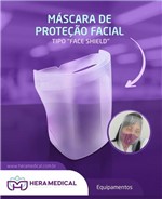 Ficha técnica e caractérísticas do produto Máscaras de Proteção Facial 5 Unidades Viseira Proteção Transparente - Acp
