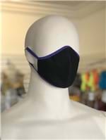 Ficha técnica e caractérísticas do produto Máscaras de Tecido Detalhe Azul Marinho 1 Unidade
