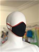 Ficha técnica e caractérísticas do produto Máscaras de Tecido Detalhe Vermelho 1 Unidade