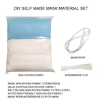 Ficha técnica e caractérísticas do produto Máscaras DIY facial descartável 3 camadas de máscara facial Máscaras capa de protecção estabelecidas