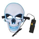 Ficha técnica e caractérísticas do produto Máscaras LED Máscaras máscaras faciais Halloween Horror Máscara emissor de luz