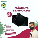 Ficha técnica e caractérísticas do produto Kit 6 Máscaras Lavável Estilo N95 Tripla Camada Filtrante