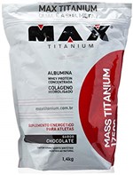 Ficha técnica e caractérísticas do produto Mass Titanium 17500-1400g Refil Chocolate, Max Titanium