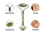 Ficha técnica e caractérísticas do produto Massageador Rolo Pedra Jade Anti Rugas - Relaxamento Facial - M&C
