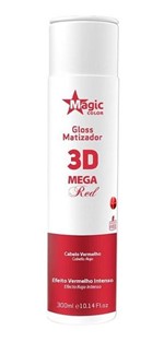 Ficha técnica e caractérísticas do produto Matizador Vermelho Gloss Mega Red Magic Color - 300ml