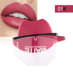 Ficha técnica e caractérísticas do produto Matte Lipstick Lip Gloss Chic Modeling batom Cobertura completa da composição líquida Lipstick Gostar