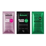 Ficha técnica e caractérísticas do produto Matto Verde Máscara Facial - Máscara Pink Mask + Máscara Black Mask + Máscara Acnebill