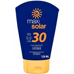 Ficha técnica e caractérísticas do produto Max Protetor Solar Fps30 - 120ml - Vitale Ind. e Com. de Produtos Alimentic