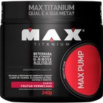 Ficha técnica e caractérísticas do produto Max Pump Max Titanium - 240g