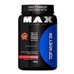 Ficha técnica e caractérísticas do produto Max Titanium - Top Whey 3w 900g - Morango (PA.106.08.0012)