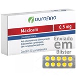 Ficha técnica e caractérísticas do produto Maxicam 0.5 Mg Anti-inflamatório Blister com 10 Comprimidos