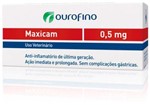 Ficha técnica e caractérísticas do produto Maxicam 0,5 Mg - Blister C/ 10 Comprimidos - Ourofino