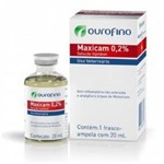 Ficha técnica e caractérísticas do produto Maxicam 0.2% Injetavel Ourofino - 20ml