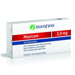 Ficha técnica e caractérísticas do produto Maxicam 2,0 Mg - Blister C/ 10 Comprimidos - Ourofino