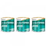 Ficha técnica e caractérísticas do produto Maxinutri L- Glutamina Pura 300g (Kit C/03)