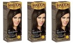 Tinta Maxton Kit 5.3 Castanho Claro Dourado