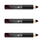 Ficha técnica e caractérísticas do produto Maybelline Extreme Matte Batom Lápis 80 só se For Agora (Kit C/03)