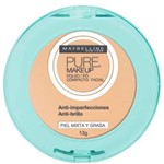 Ficha técnica e caractérísticas do produto Maybelline Pó Compacto Facial Pure MakeUp - Arena Natural