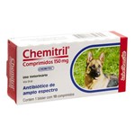 Ficha técnica e caractérísticas do produto Medicamento Chemitril para Cães e Gatos - 10 Comprimidos - 150mg