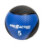 Ficha técnica e caractérísticas do produto Medicine Ball 5kg Azul e Preto - Proaction