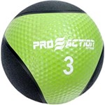 Ficha técnica e caractérísticas do produto Medicine Ball 3 Kilos Feita de Material Totalmente Emborrachado Proaction G192