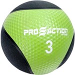Ficha técnica e caractérísticas do produto Medicine Ball 3 Kilos Proaction G192 Feita de Material Totalmente Emborrachado